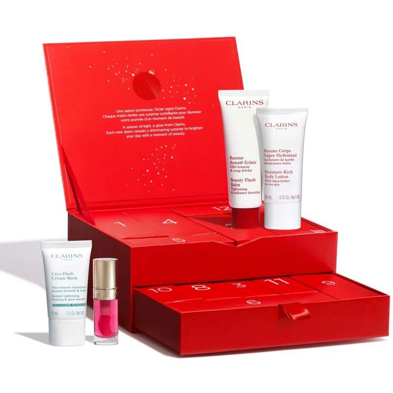 Clarins Advent Calendar 12 Holiday Season adventni koledar