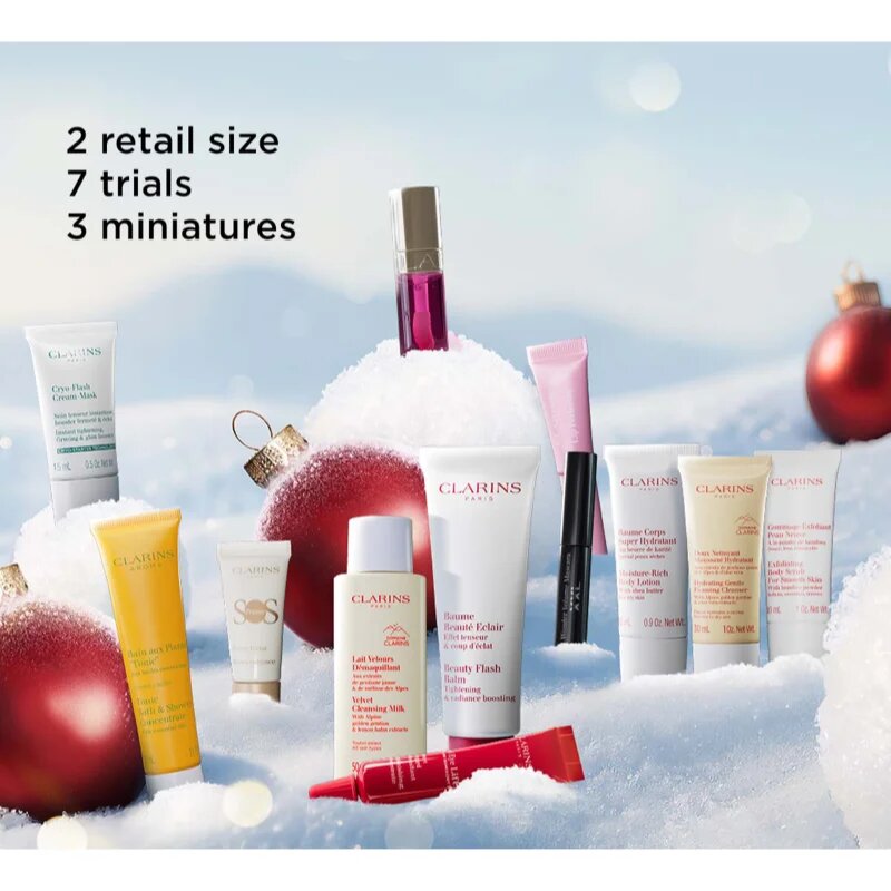 Clarins Advent Calendar 12 Holiday Season adventni koledar