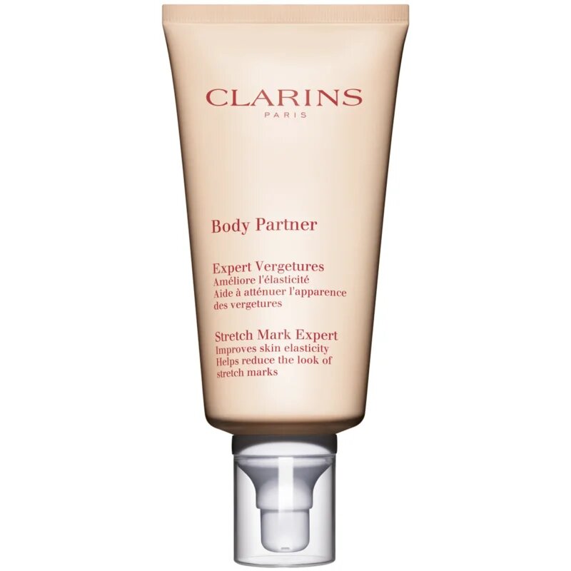 Clarins Body Partner Stretch Mark Expert pomirjajoča krema za telo za preprečevanje in zmanjševanje strij 175 ml