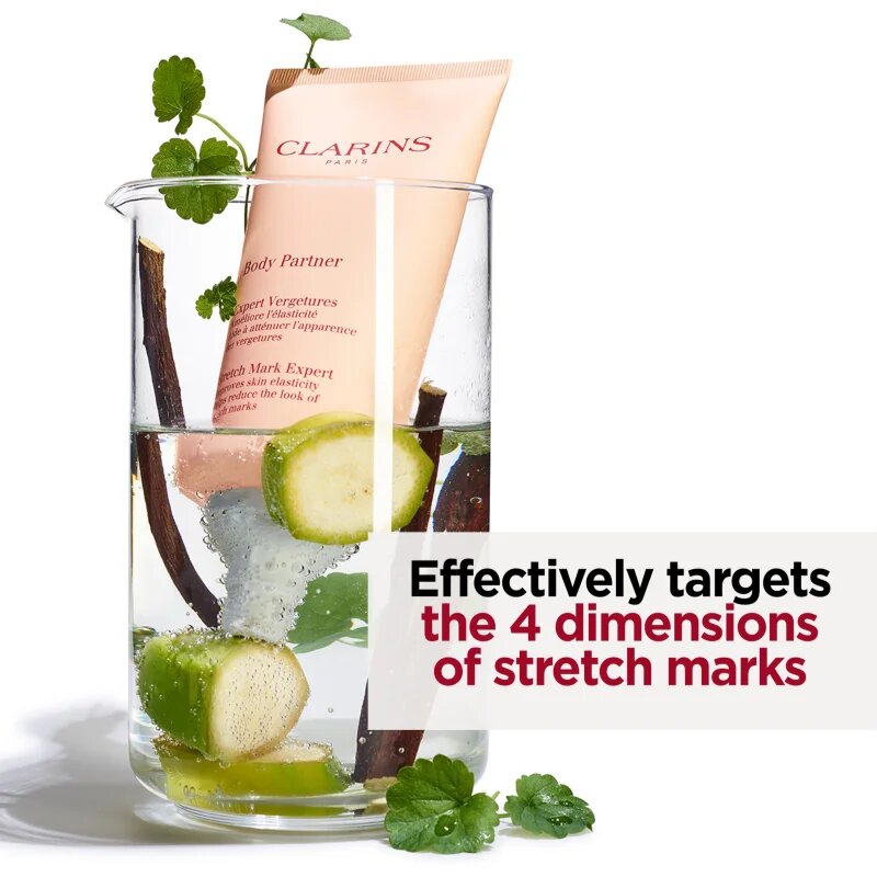 Clarins Body Partner Stretch Mark Expert pomirjajoča krema za telo za preprečevanje in zmanjševanje strij 175 ml