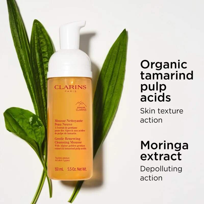 Clarins Cleansing Gentle Renewing Cleansing Mousse nežna čistilna pena za vse tipe kože 150 ml