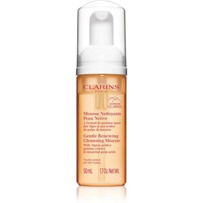 Clarins Cleansing Gentle Renewing Cleansing Mousse nežna čistilna pena za vse tipe kože 50 ml