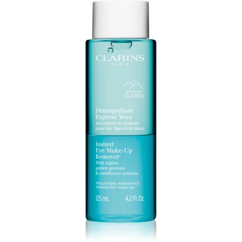 Clarins Cleansing Instant Eye Make-Up Remover dvofazni odstranjevalec ličil za okoli oči za občutljive oči 125 ml