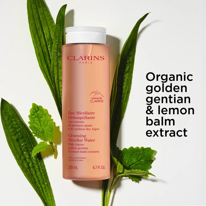 Clarins Cleansing Micellar Water čistilna micelarna voda za občutljivo kožo 200 ml