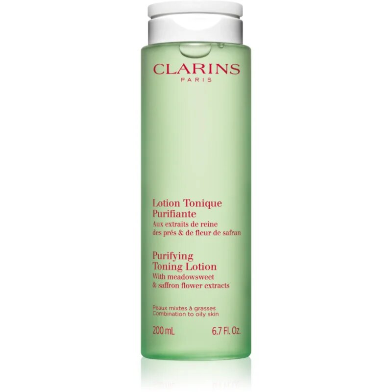 Clarins Cleansing Purifying Toning Lotion čistilni tonik za mešano do mastno kožo 200 ml
