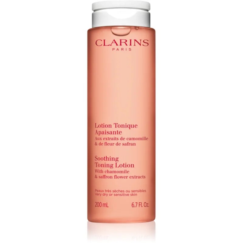 Clarins Cleansing Soothing Toning Lotion čistilni in pomirjajoči tonik za občutljivo in suho kožo 200 ml