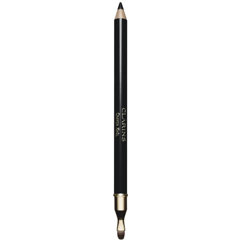 Clarins Crayon Khôl svinčnik za oči s šilčkom za zadimljeno ličenje oči 01 Carbon Black 1.05 g