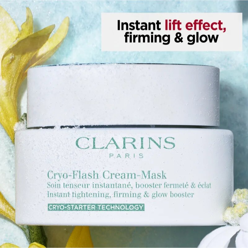 Clarins Cryo-Flash Mask vlažilna maska proti staranju in za učvrstitev kože 75 ml
