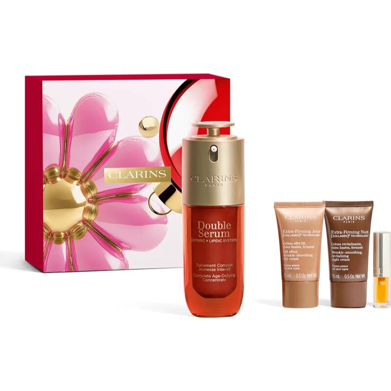 Clarins Double Serum & Extra Firming Collection darilni set za zrelo kožo
