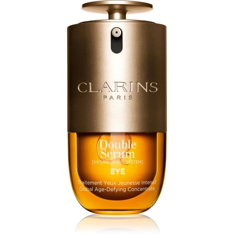 Clarins Double Serum Eye serum proti gubam za predel okoli oči s hranilnim učinkom 20 ml