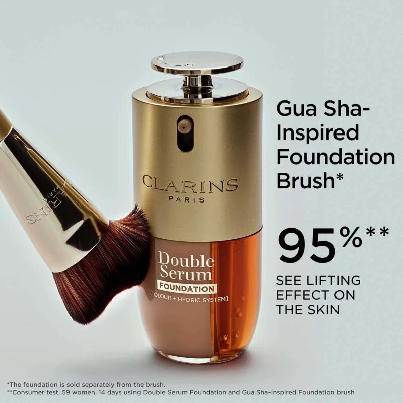 Clarins Double Serum Foundation Brush čopič za make-up 1 kos