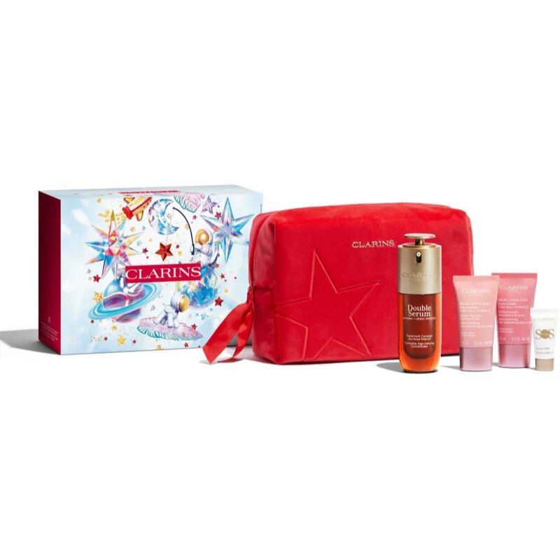 Clarins Double Serum & Multi-Active Collection darilni set za mladosten videz Luminosity