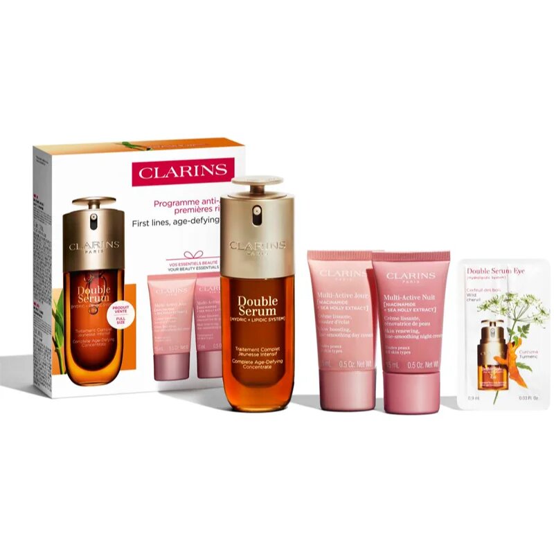 Clarins Double Serum & Multi-Active darilni set za vse tipe kože