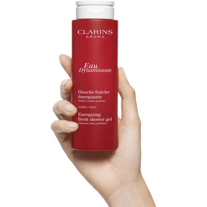 Clarins Eau Dynamisante Shower Gel poživitveni gel za prhanje 200 ml