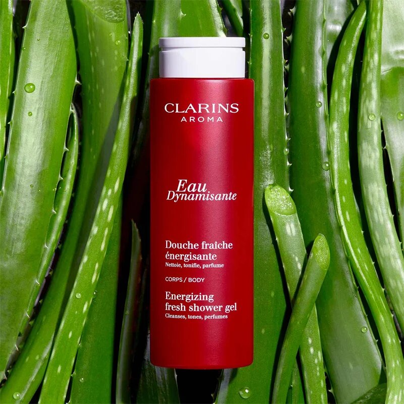 Clarins Eau Dynamisante Shower Gel poživitveni gel za prhanje 200 ml
