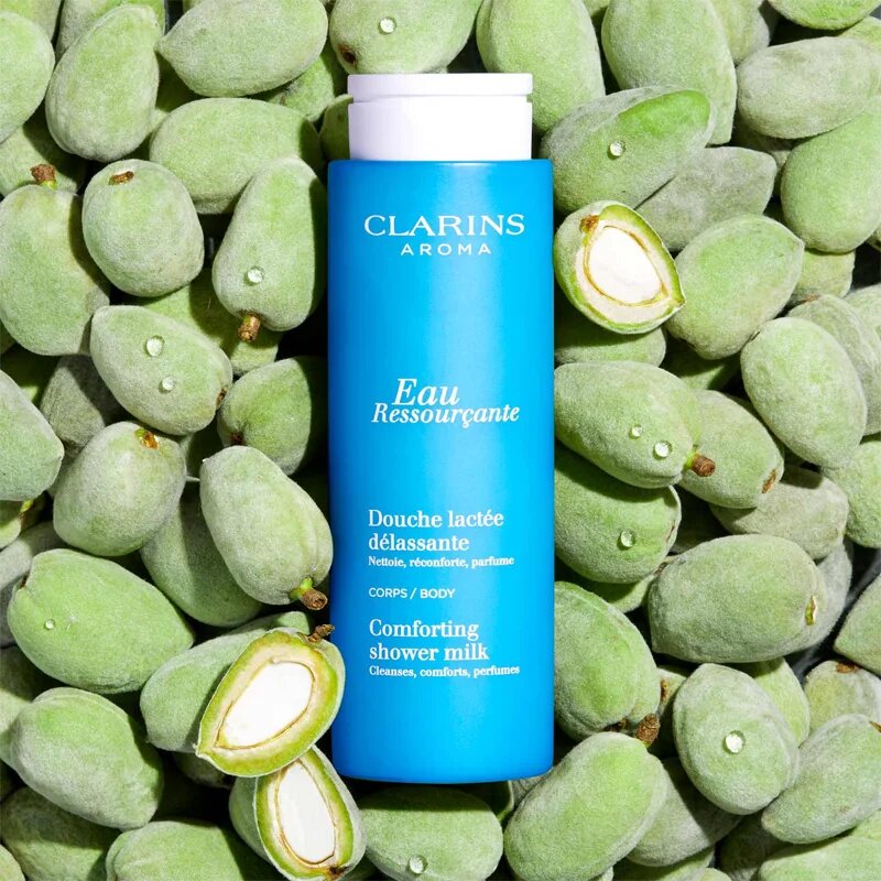 Clarins Eau Ressourcante Comforting Shower Milk losjon za prhanje odišavljen 200 ml