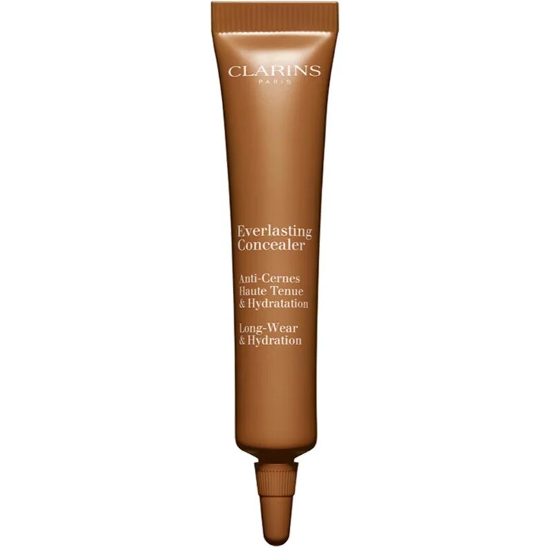 Clarins Everlasting Concealer Long-Wear & Hydration vlažilni korektor proti temnim kolobarjem odtenek 04 deep 12 ml