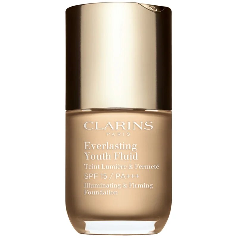 Clarins Everlasting Youth Fluid Foundation posvetlitvena podlaga SPF 15 odtenek 101 Linen 30 ml