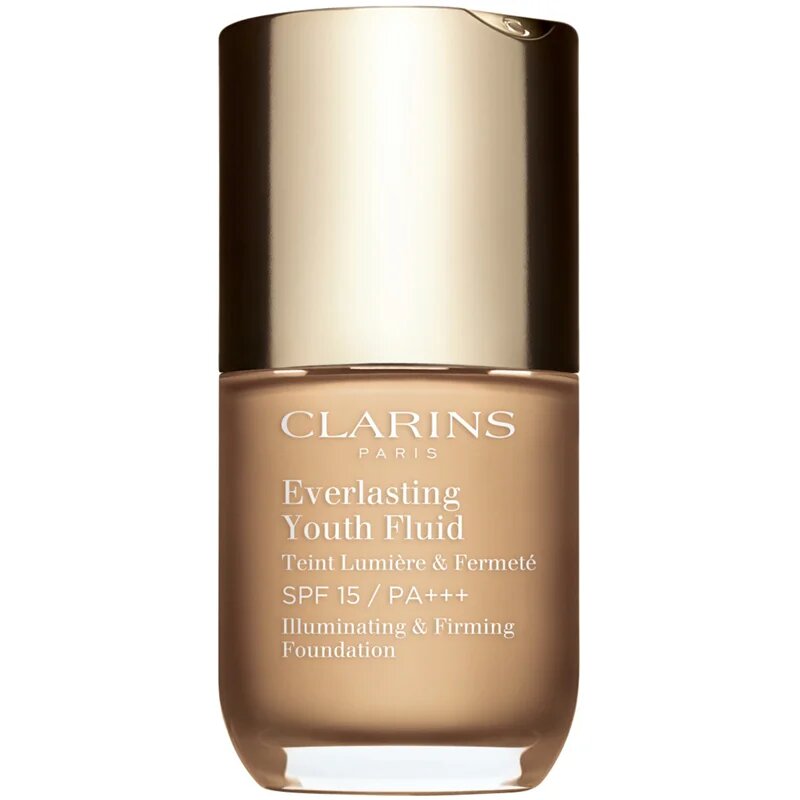Clarins Everlasting Youth Fluid Foundation posvetlitvena podlaga SPF 15 odtenek 106 Vanilla 30 ml