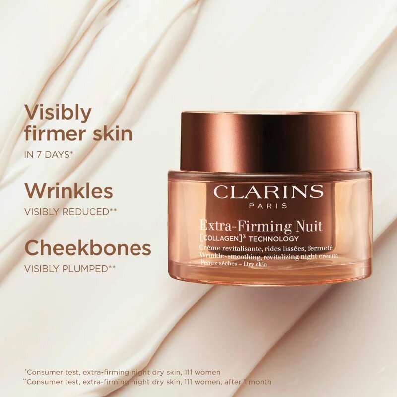 Clarins Extra-Firming Night Cream Refill nočna lifting krema proti gubam za suho kožo refill 50 ml