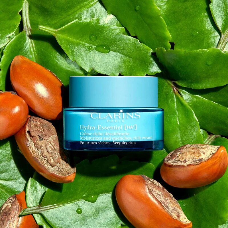 Clarins Hydra-Essentiel [HA²] Rich Cream bogata vlažilna krema za zelo suho kožo 50 ml
