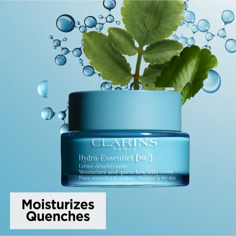 Clarins Hydra-Essentiel [HA²] Silky Cream vlažilna dnevna krema za učvrstitev kože s hialuronsko kislino 50 ml