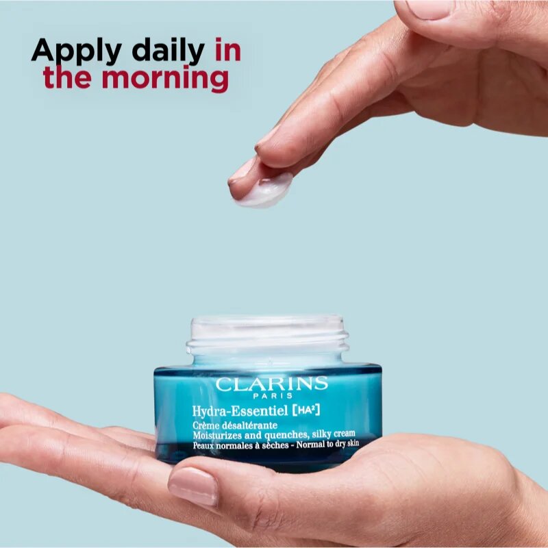 Clarins Hydra-Essentiel [HA²] Silky Cream vlažilna dnevna krema za učvrstitev kože s hialuronsko kislino 50 ml