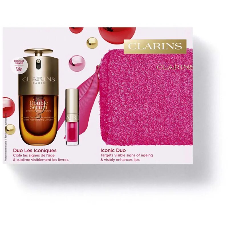 Clarins Iconic Duo darilni set za odličen videz