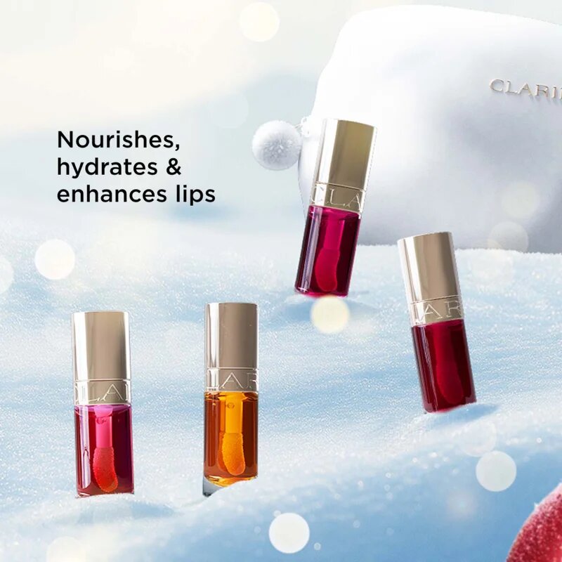 Clarins Lip Comfort Oil Holiday Season darilni set
