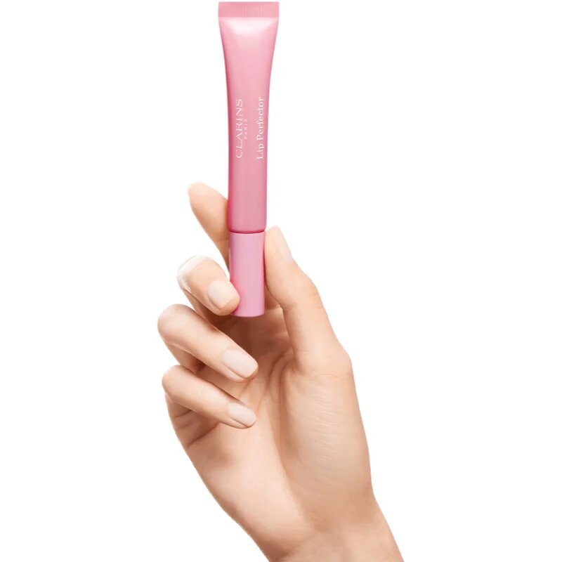 Clarins Lip Perfector Glow bleščeč sijaj za ustnice in lica odtenek 21 soft pink glow 12 ml