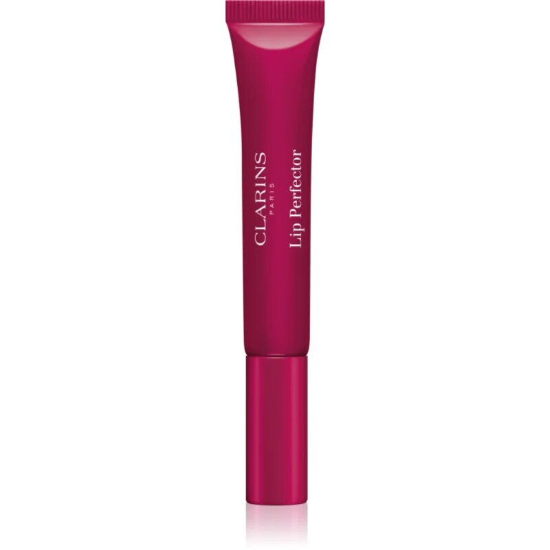 Clarins Lip Perfector Shimmer sijaj za ustnice z vlažilnim učinkom odtenek 08 Plum Shimmer 12 ml