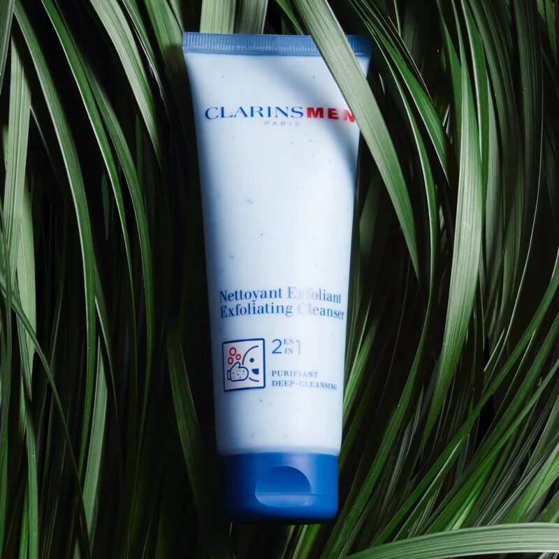 Clarins Men Exfoliating Cleanser penast piling za moške 125 ml