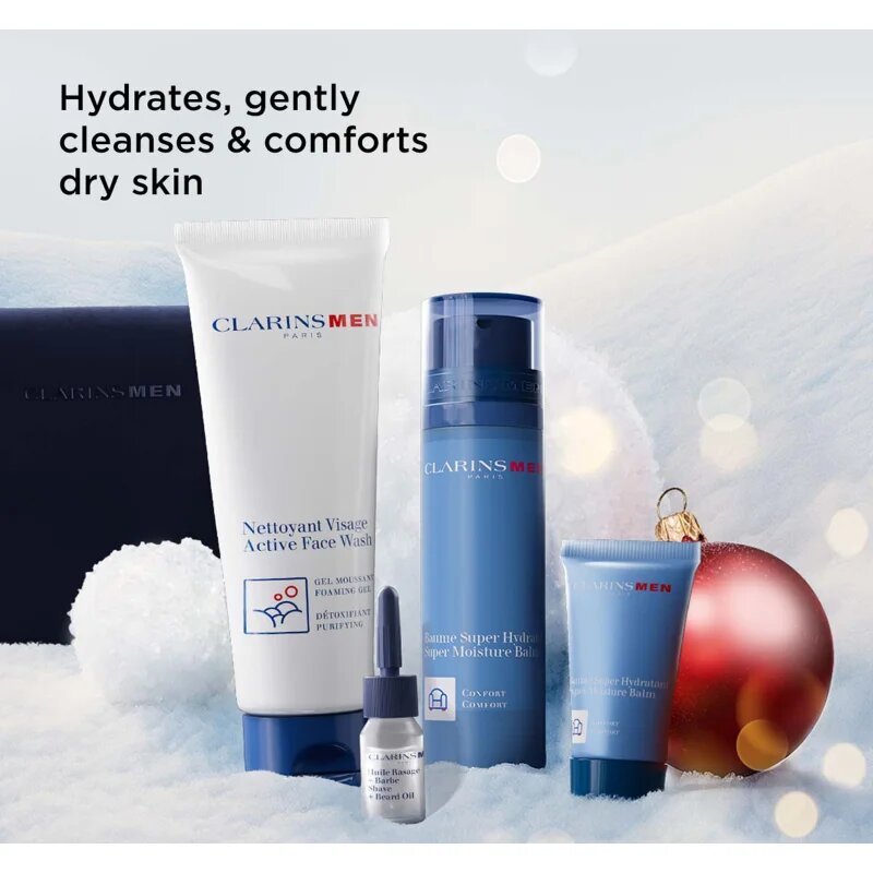 Clarins Men Hydration Holiday Season darilni set