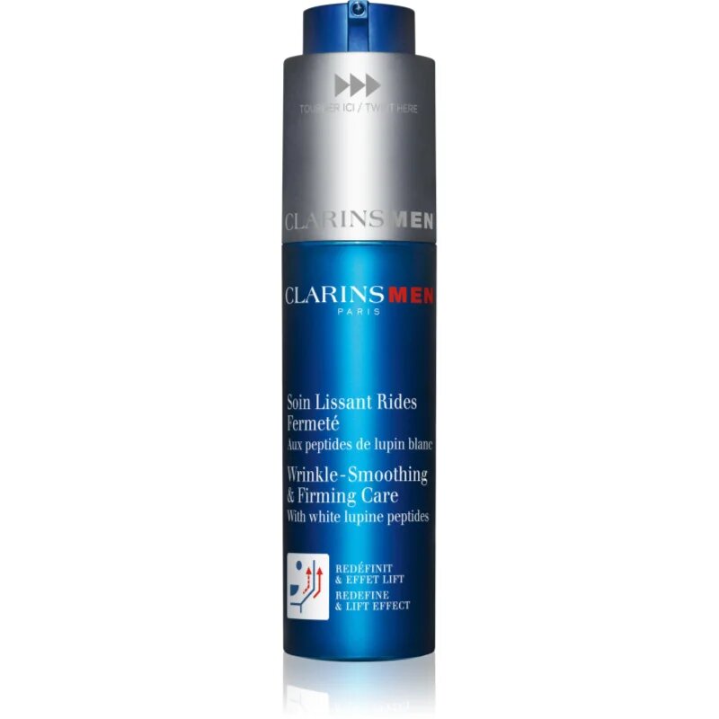 Clarins Men Wrinkle Smoothing & Firming Care krema proti gubam za moške 50 ml