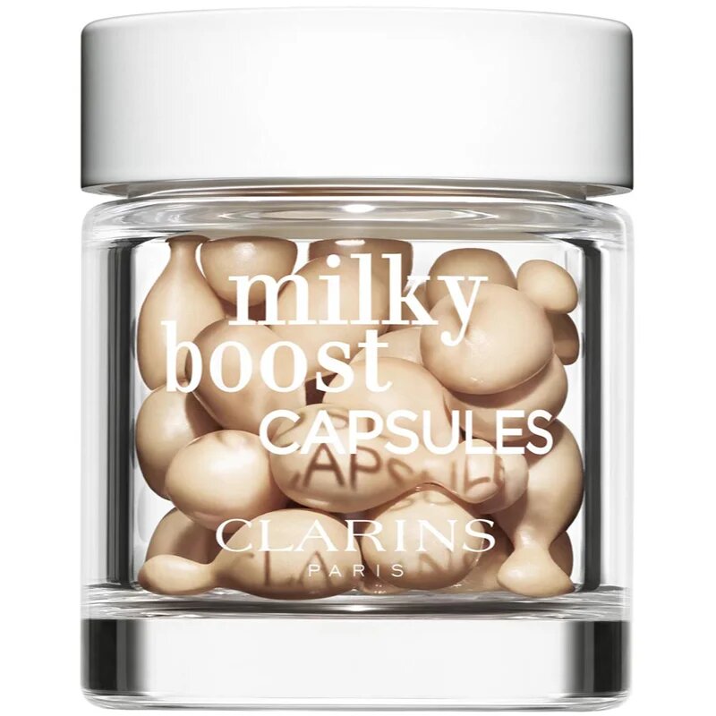 Clarins Milky Boost Capsules posvetlitvena podlaga kapsule odtenek 01 30x0.2 ml