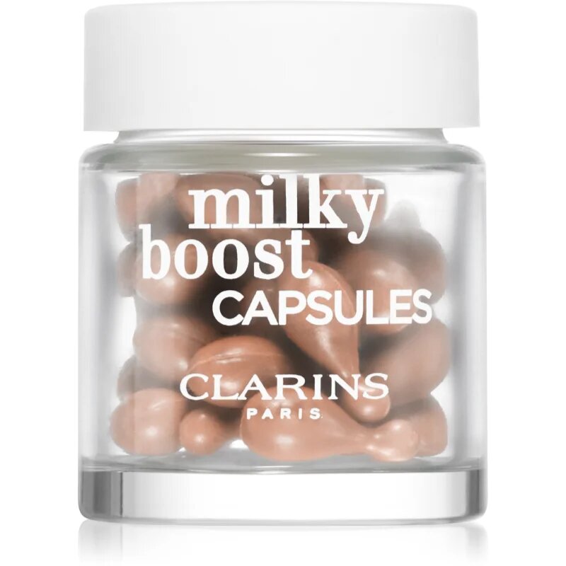 Clarins Milky Boost Capsules posvetlitvena podlaga kapsule odtenek 05 30x02 ml