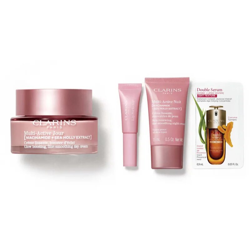 Clarins Multi-Active Collection darilni set za lep obraz