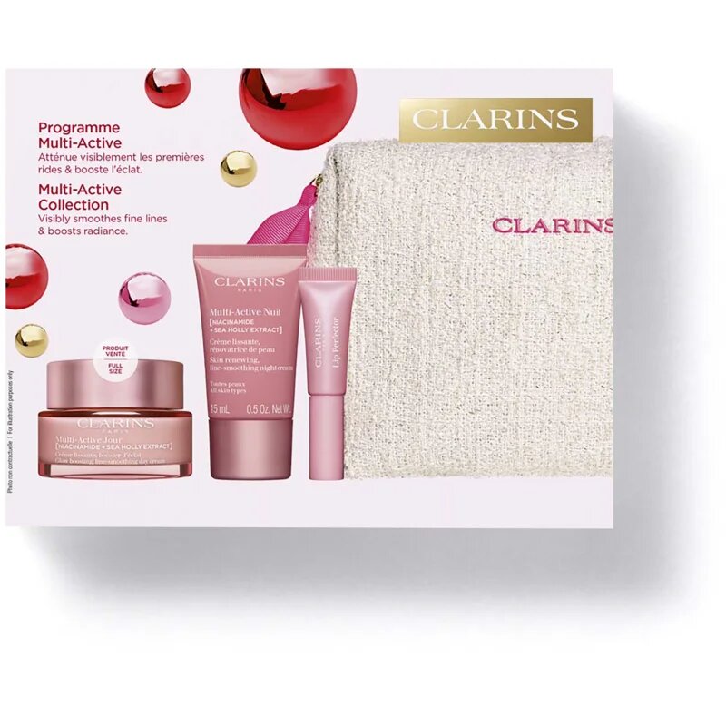 Clarins Multi-Active Collection darilni set za lep obraz