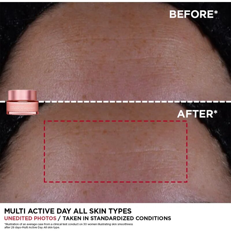 Clarins Multi-Active Day Cream All Skin Types gladilna in posvetlitvena krema za vse tipe kože 50 ml