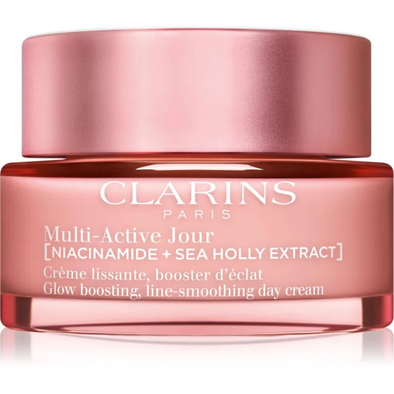 Clarins Multi-Active Day Cream Dry Skin gladilna in posvetlitvena krema za suho kožo 50 ml