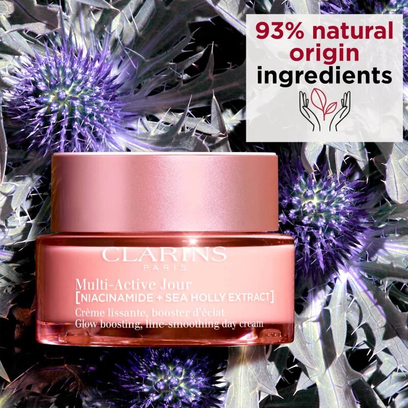 Clarins Multi-Active Day Cream Dry Skin gladilna in posvetlitvena krema za suho kožo 50 ml