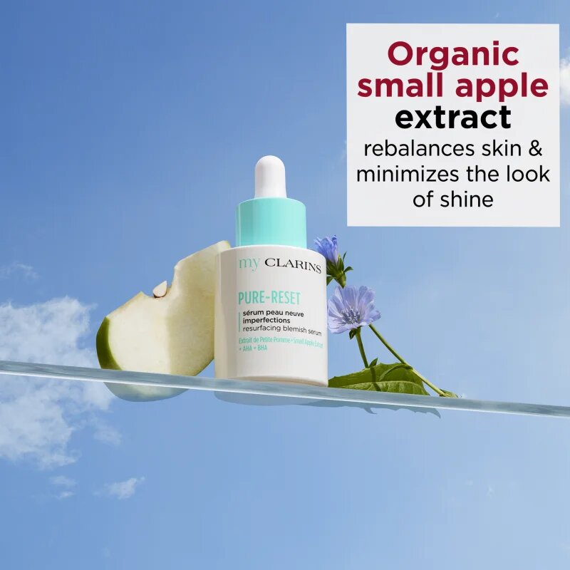 Clarins My Pure-Reset Resurfacing Blemish Serum obnovitveni serum za mastno k aknam nagnjeno kožo 30 ml