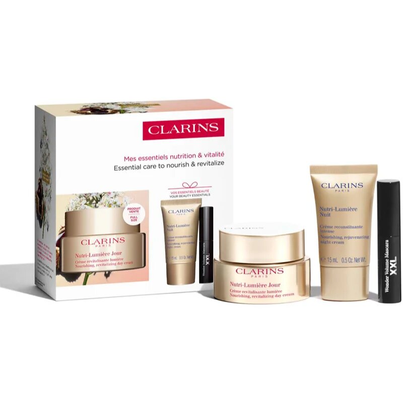Clarins Nutri-Lumière Collection darilni set za zrelo kožo