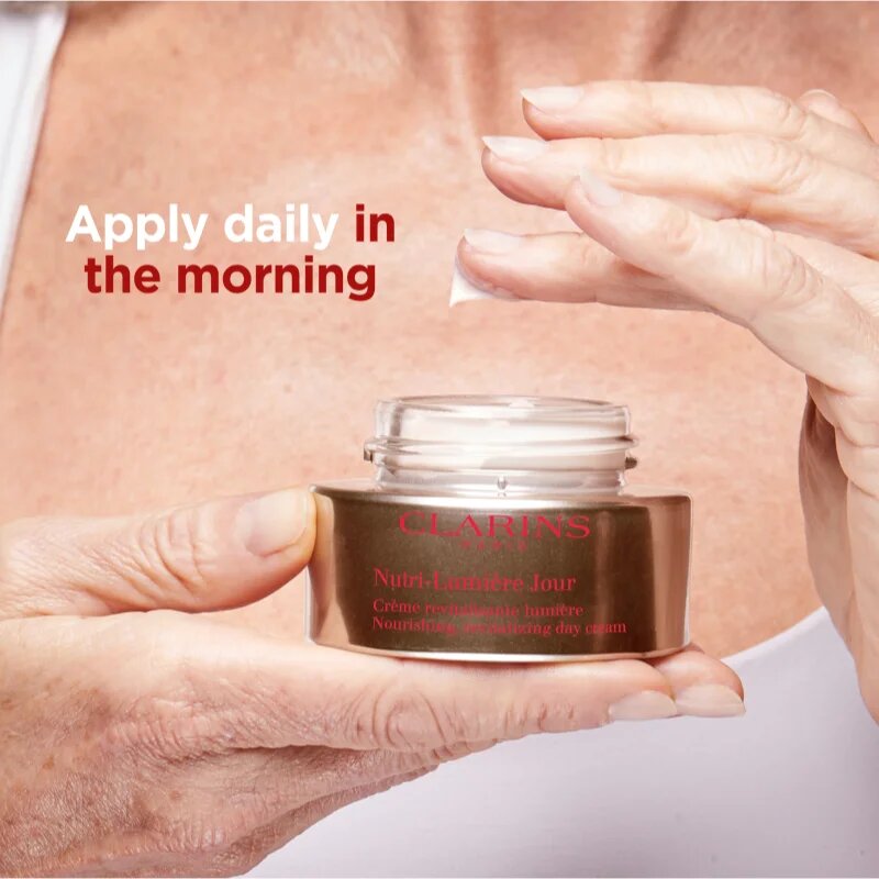 Clarins Nutri-Lumière Day revitalizacijska dnevna krema za sijoč videz 50 ml
