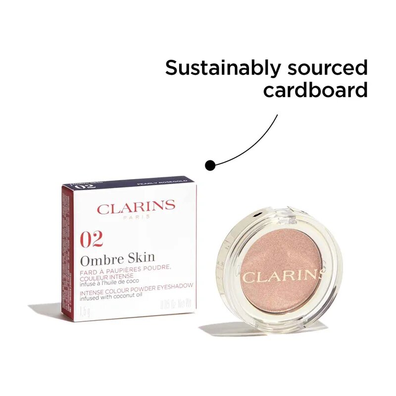 Clarins Ombre Skin senčila za oči odtenek 07 Pearly Copper 1.5 g