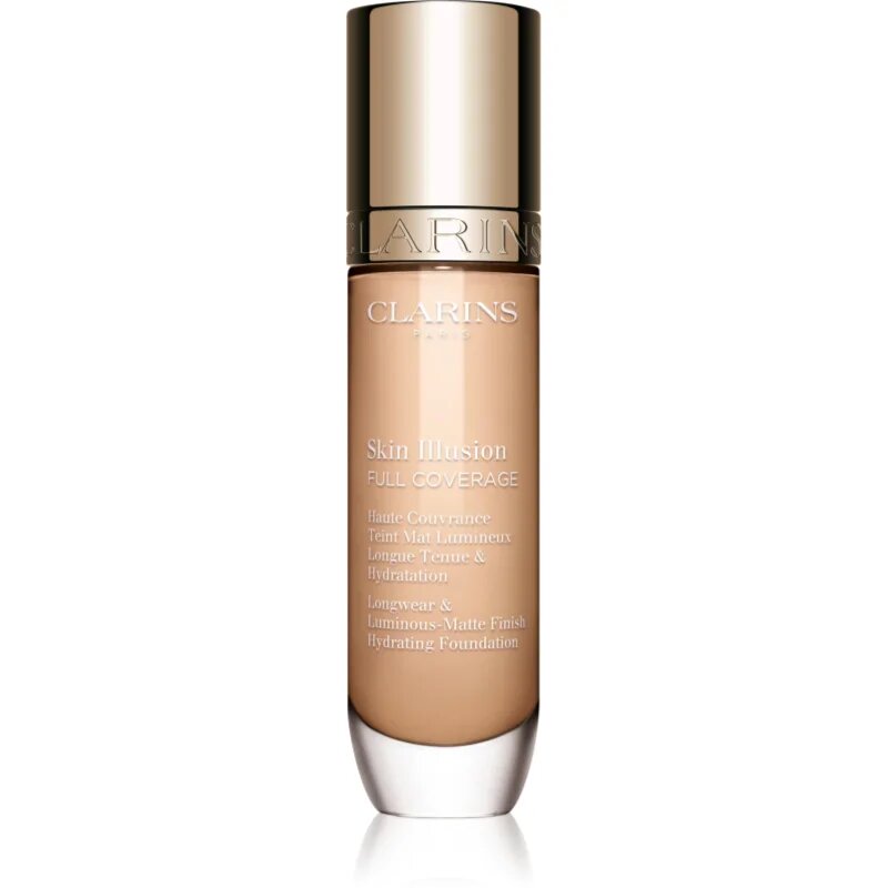 Clarins Skin Illusion Hydrating Foundation visoko prekrivni tekoči puder odtenek 103N 30 ml