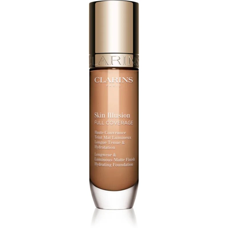 Clarins Skin Illusion Hydrating Foundation visoko prekrivni tekoči puder odtenek 110.5W 30 ml