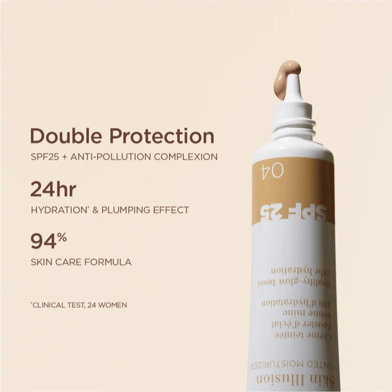 Clarins Skin Illusion Tinted Moisturizer tonirana krema SPF 25 odtenek 02 40 ml