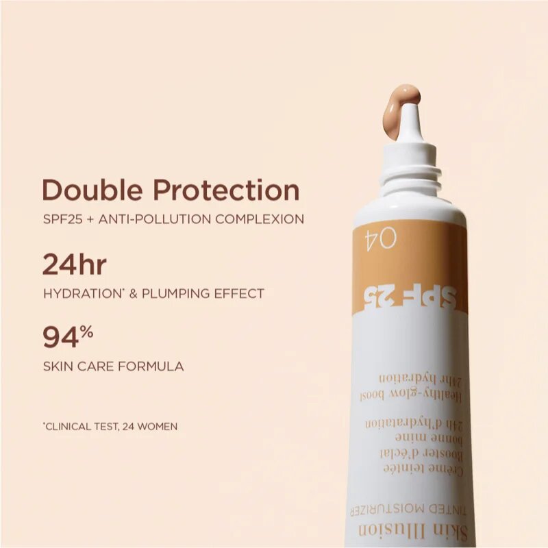 Clarins Skin Illusion Tinted Moisturizer tonirana krema SPF 25 odtenek 06 40 ml