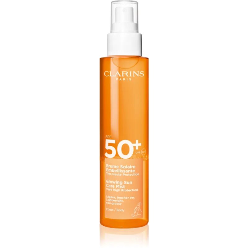 Clarins Sun Body Mist SPF50+ meglica za sončenje v pršilu za telo SPF 50+ 150 ml